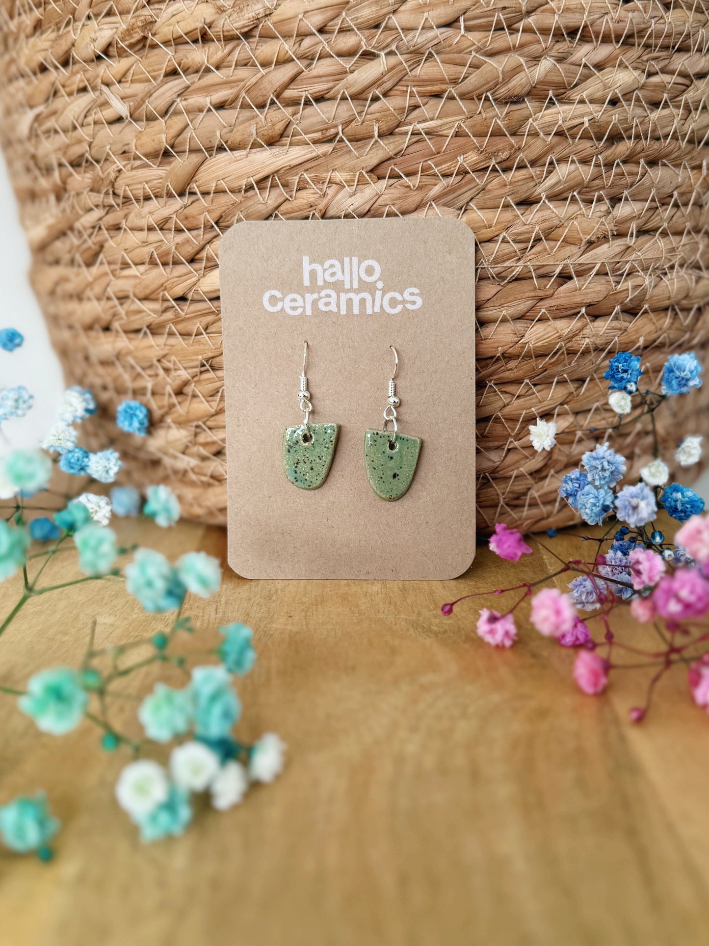 QUAIL PEBBLE EARRINGS
