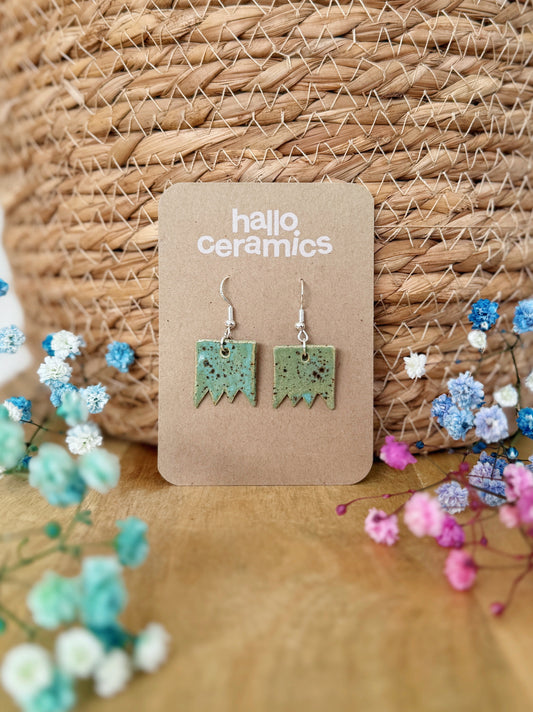 QUAIL CROWN EARRINGS