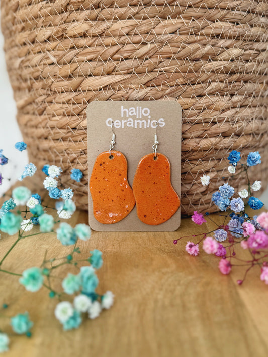 PUMPKIN PUDDLE EARRINGS