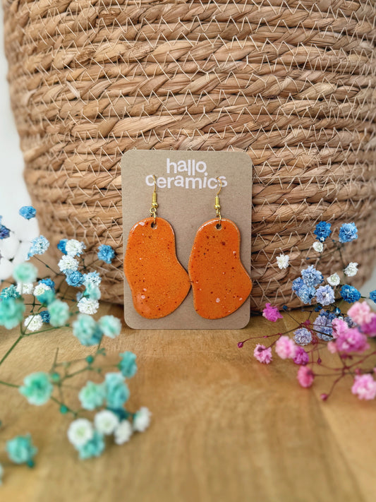 PUMPKIN PUDDLE EARRINGS