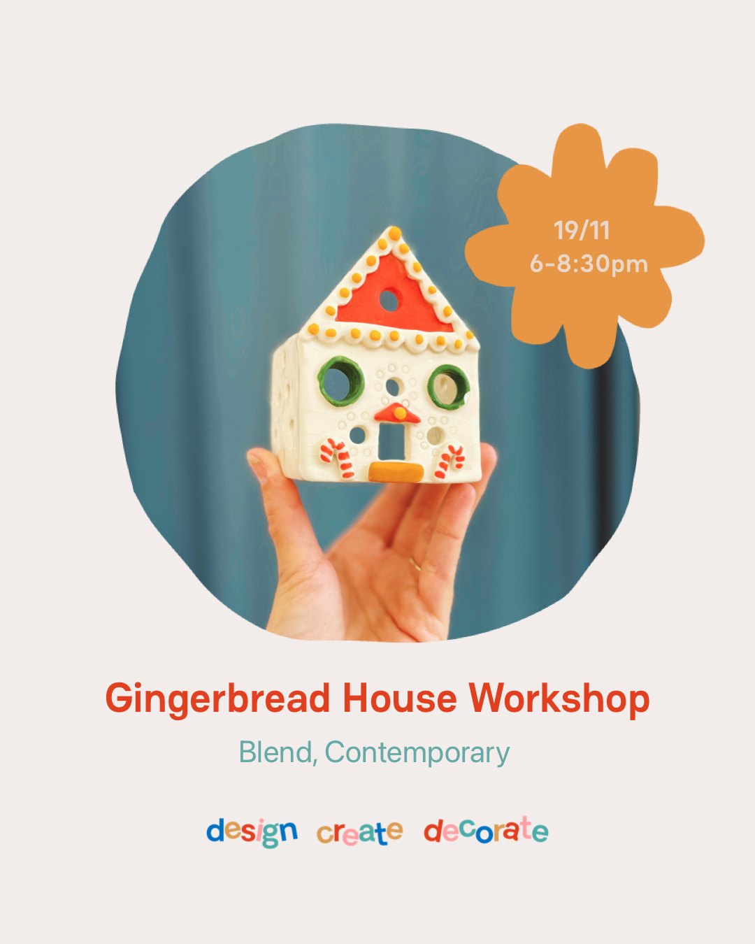 GINGERBREAD HOUSE WORKSHOP 19/11